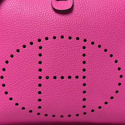 Hermes Taurillon Clemence Evelyne III PM Magnolia 8 of 14
