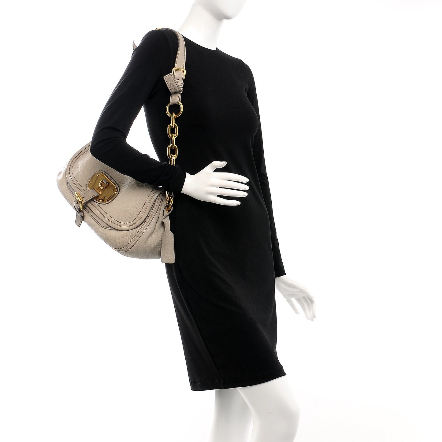 Cervo Shoulder Bag Ghiaccio Sfumato
