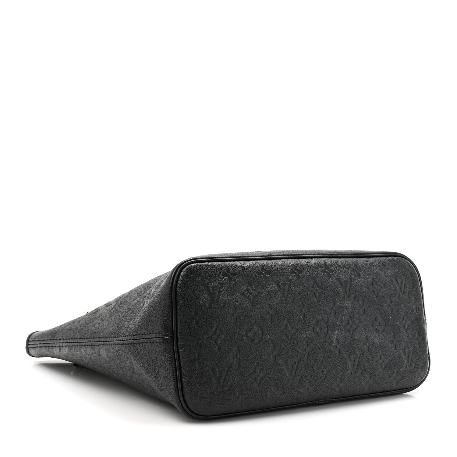 Louis Vuitton Empreinte Monogram Giant Neverfull MM Black 3 of 8