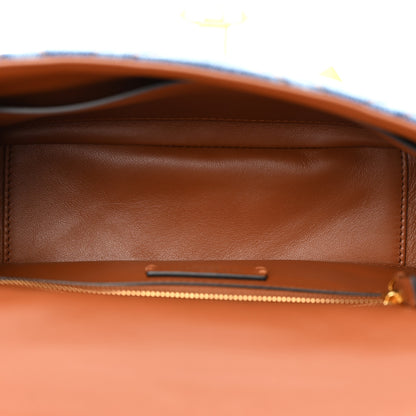 Valentino Garavani Denim Medium Roman Stud Shoulder Bag Light Denim Selleria 5 of 12