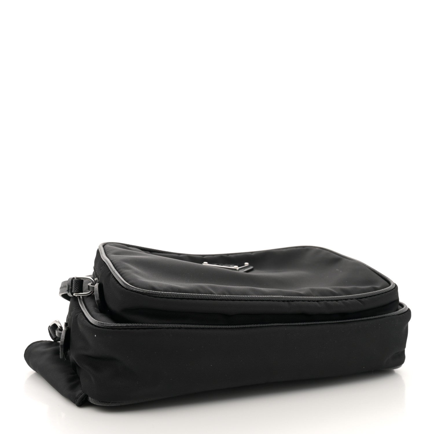 Prada Re-Nylon Saffiano Belt Bag L Black 4 of 11
