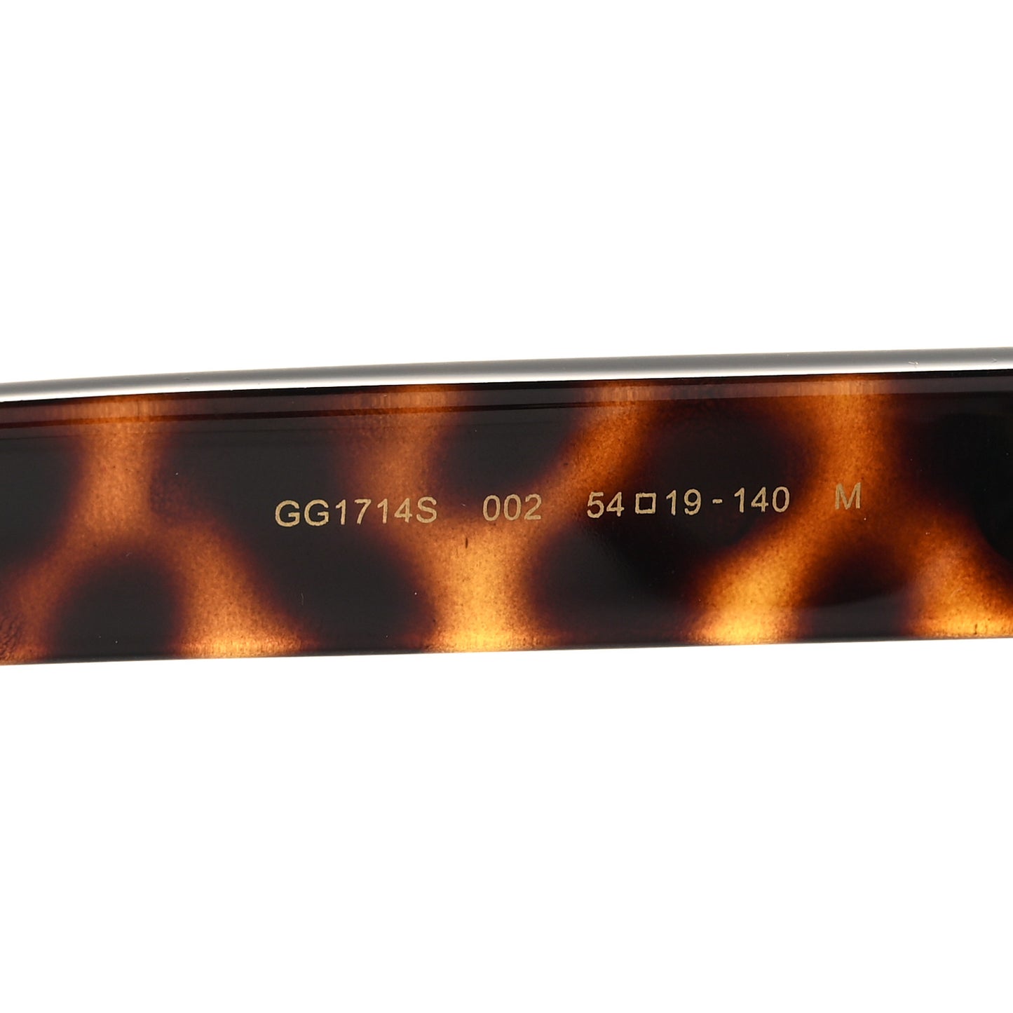 Acetate Square Frame Sunglasses GG1714S Tortoise