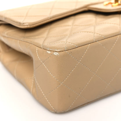 Chanel Lambskin Quilted Small Double Flap Beige 9 of 14