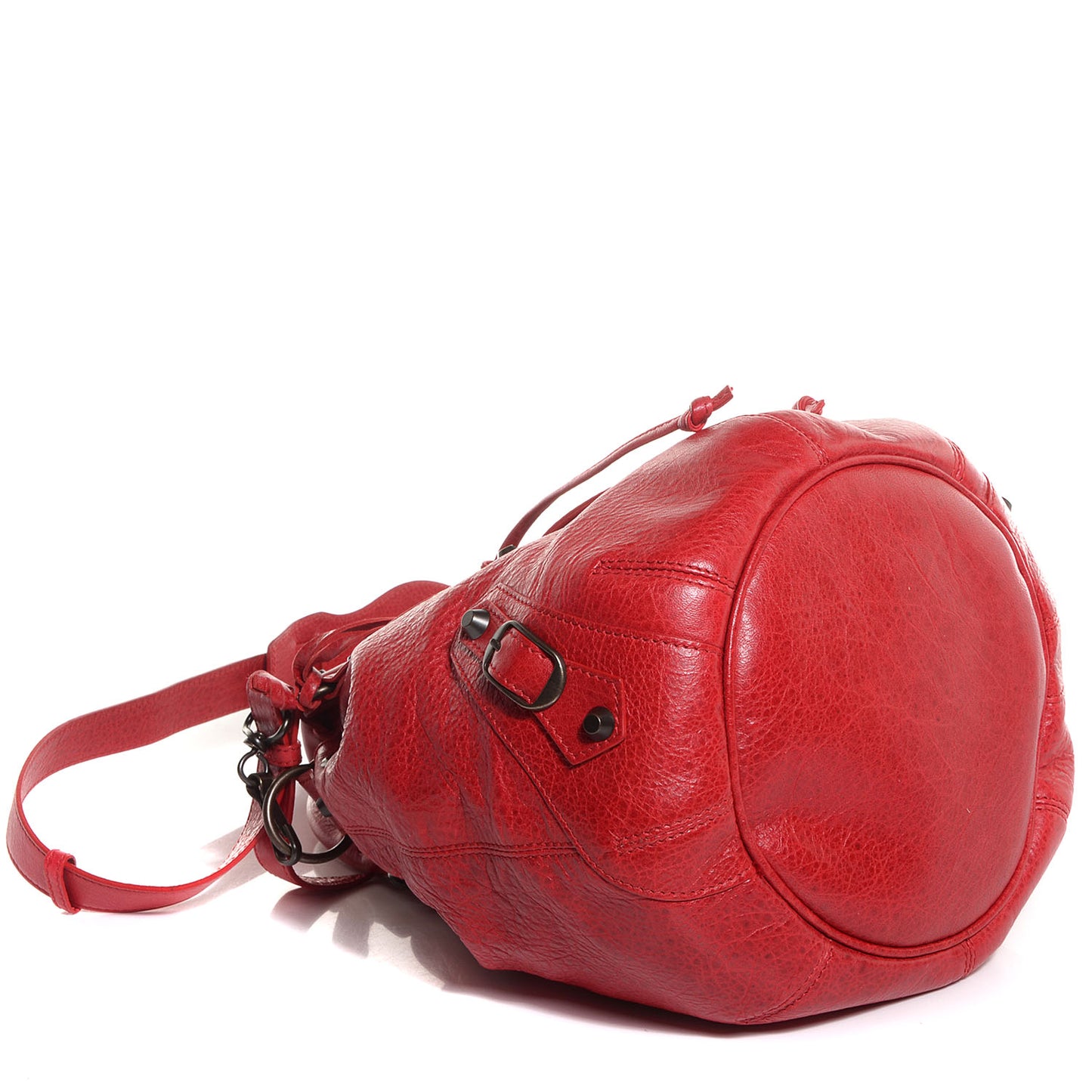 Agneau Classic Hardware Mini Pompon Coquelicot