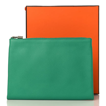 Hermes Evercolor Atout Pouch Menthe Vert Bosphore 7 of 7