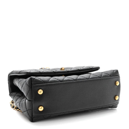 Chanel Caviar Quilted Mini Coco Handle Flap Black 4 of 9
