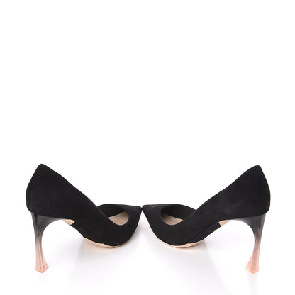 Christian Dior Suede Songe Pumps 38 Black 6 of 11