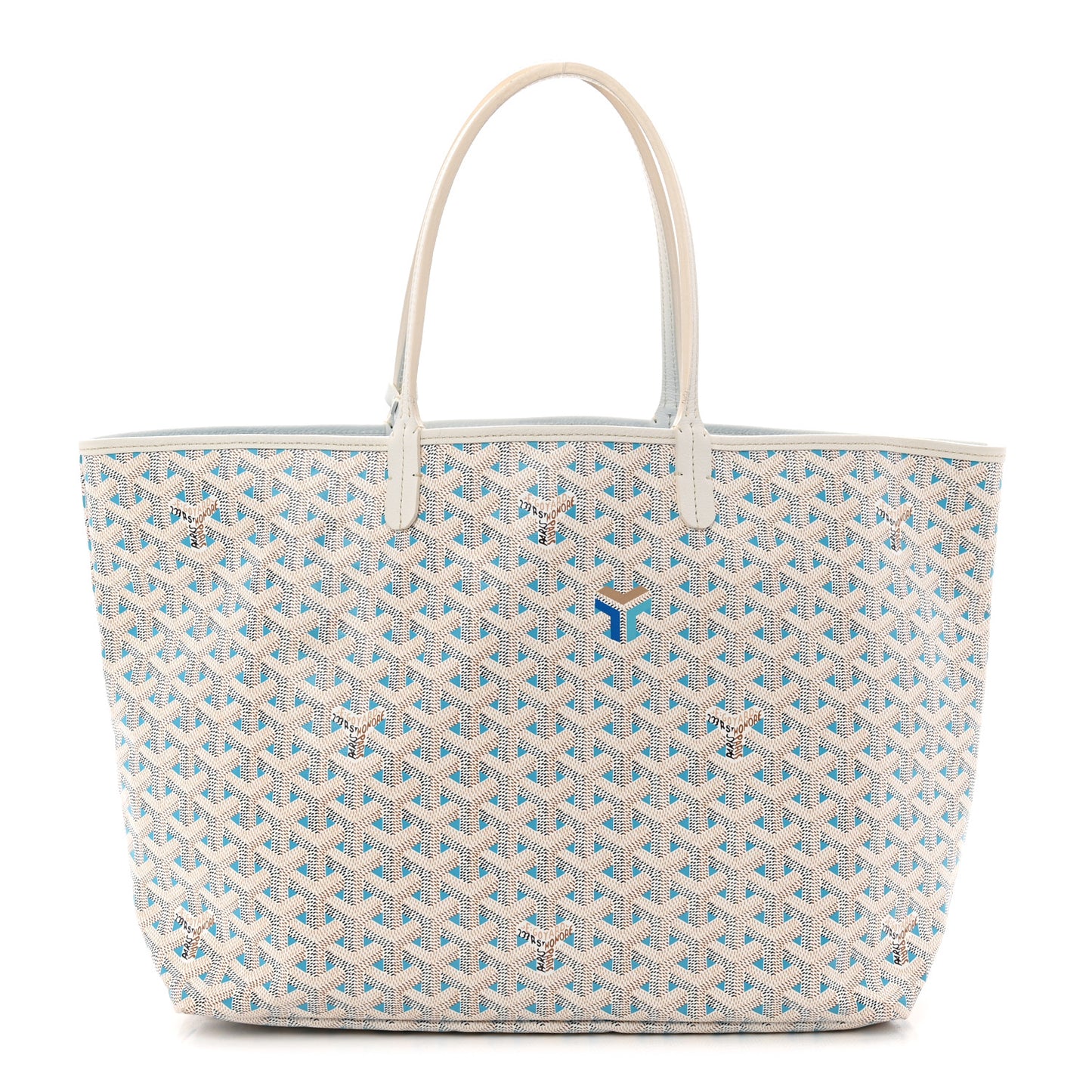Goyardine Saint Louis Claire Voie PM White Opaline