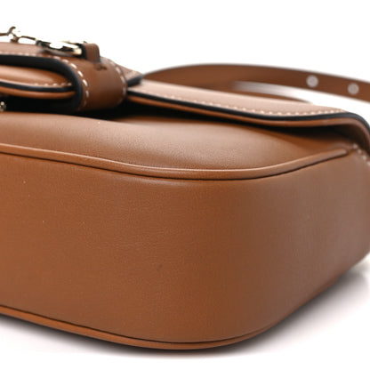 Gucci Calfskin Horsebit 1955 Small Soft Top Handle Shoulder Bag Brown 9 of 9