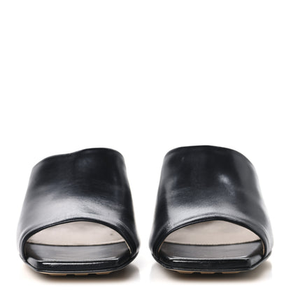 Bottega Veneta Lambskin Knot Mule Sandals 38.5 Black 3 of 8