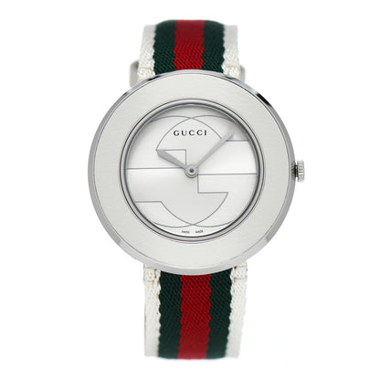 Gucci Stainless Steel Nylon 36mm U-Play Quartz Watch 1 of 5