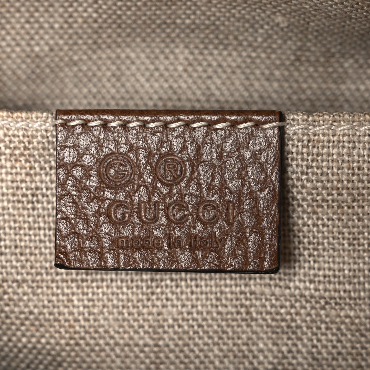 Monogram Mini Bree Messenger Bag Beige Tabacco