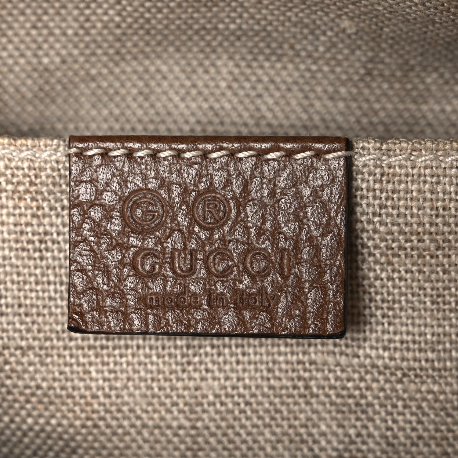 Gucci Monogram Mini Bree Messenger Bag Beige Tabacco 6 of 10