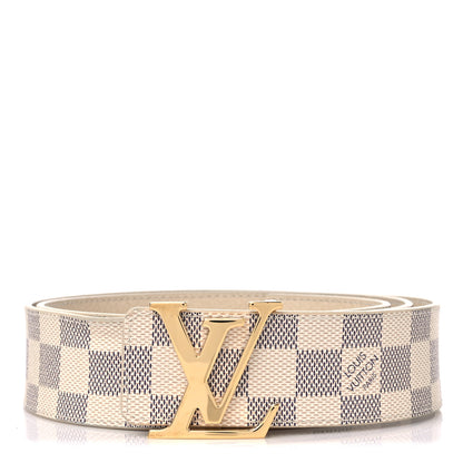 Louis Vuitton Damier Azur LV Initiales Belt 100/40 1 of 6