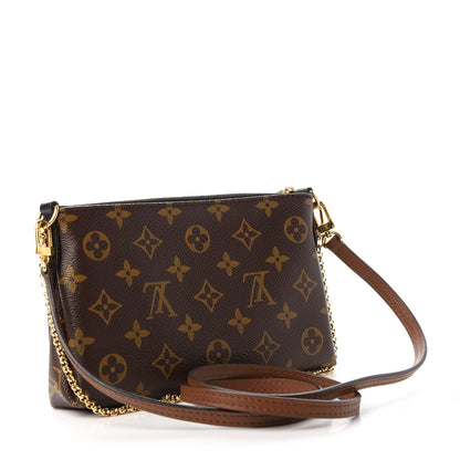 Louis Vuitton Monogram Pallas Clutch Black 3 of 11