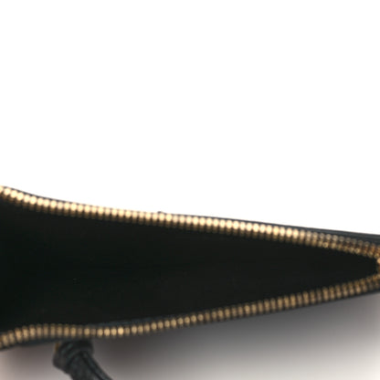 Balenciaga Grained Calfskin Neo Classic Brass Hardware Long Coin Case Card Holder Black 5 of 6