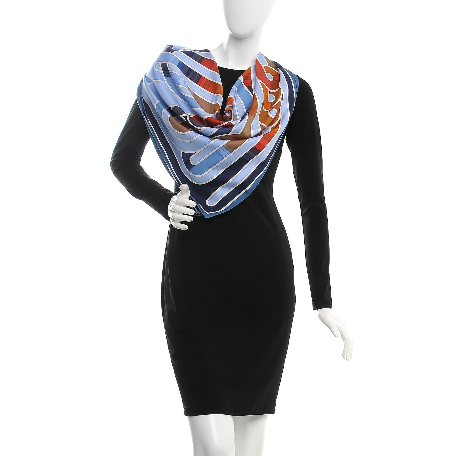 Hermes Silk Melodie Chromatique 90 2 of 9