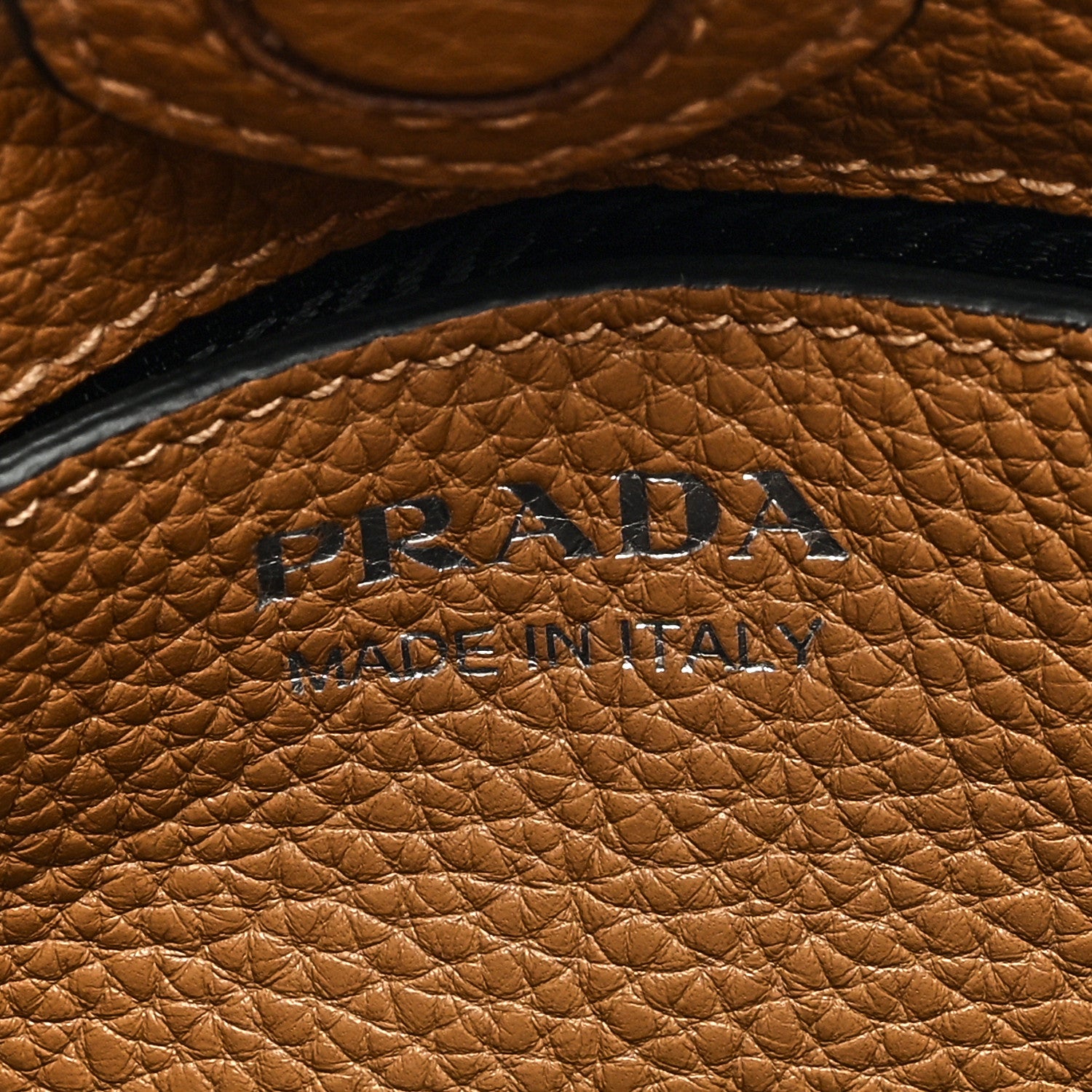Prada Vitello Daino Soft Mini Hobo Messenger Bag Caramel 6 of 9