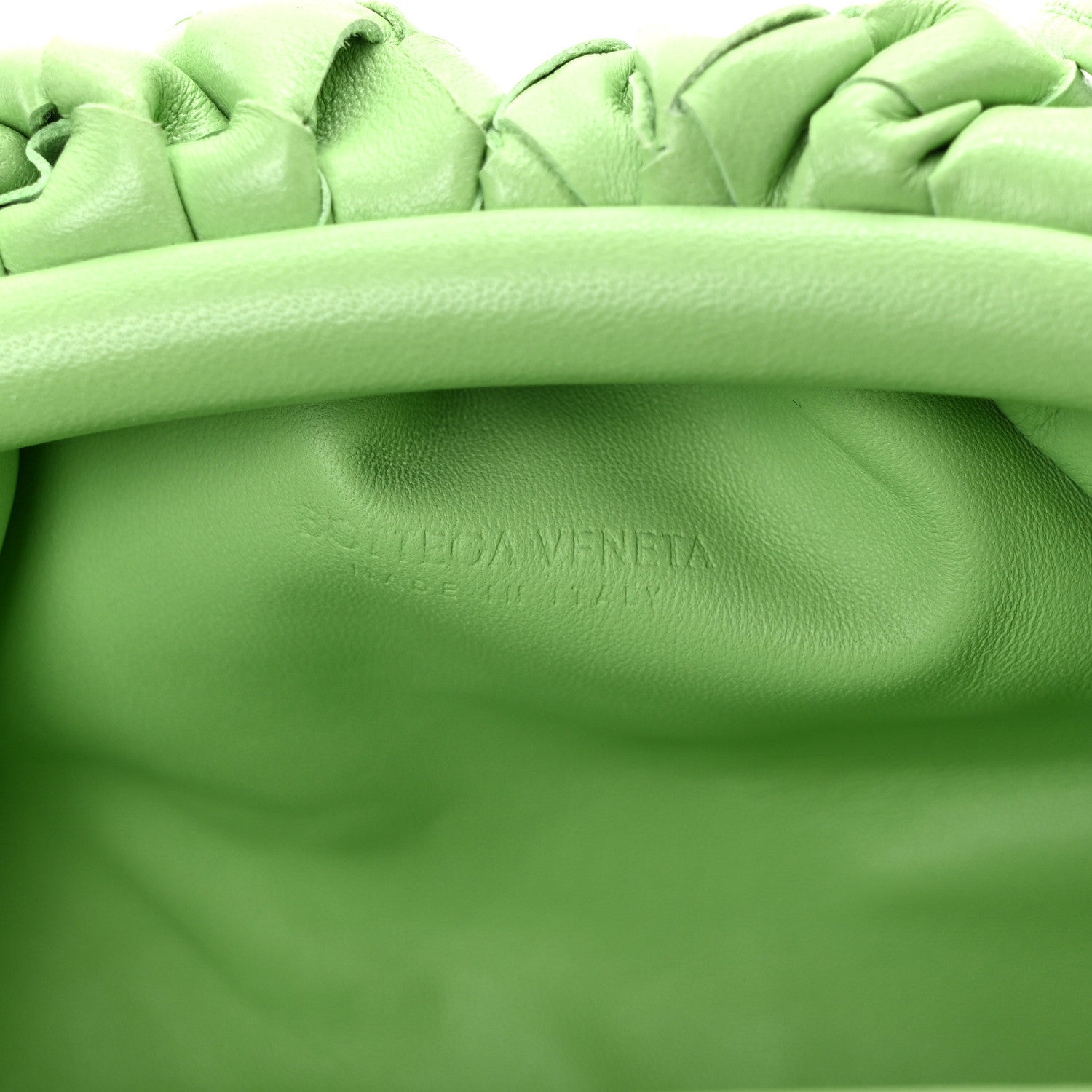 Bottega Veneta Nappa Intrecciato The Mini Pouch Pistachio 6 of 8