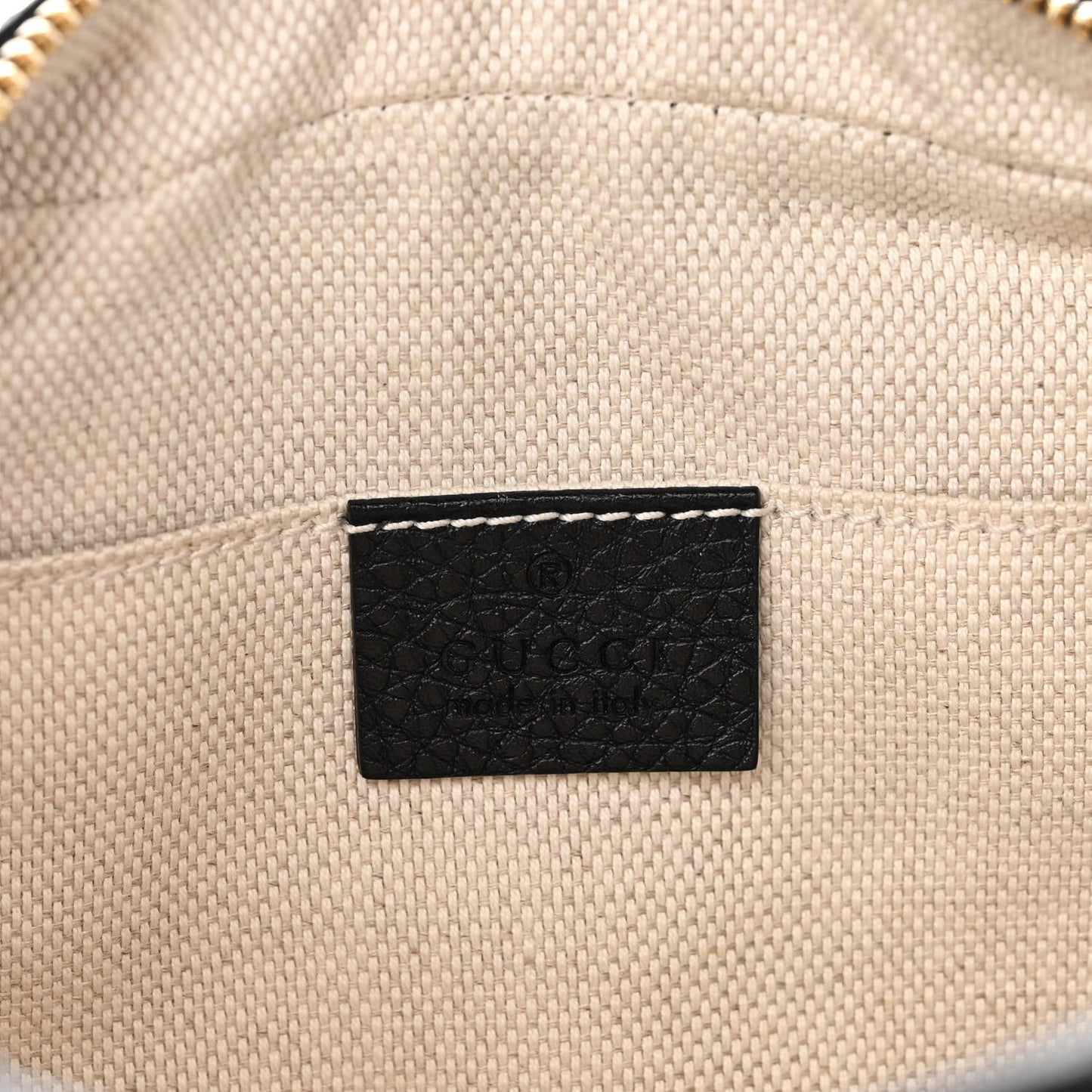 Pebbled Calfskin Small Soho Disco Bag Black