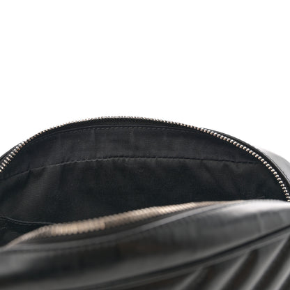 Saint Laurent Calfskin Matelasse Monogram Lou Camera Bag Black 11 of 17