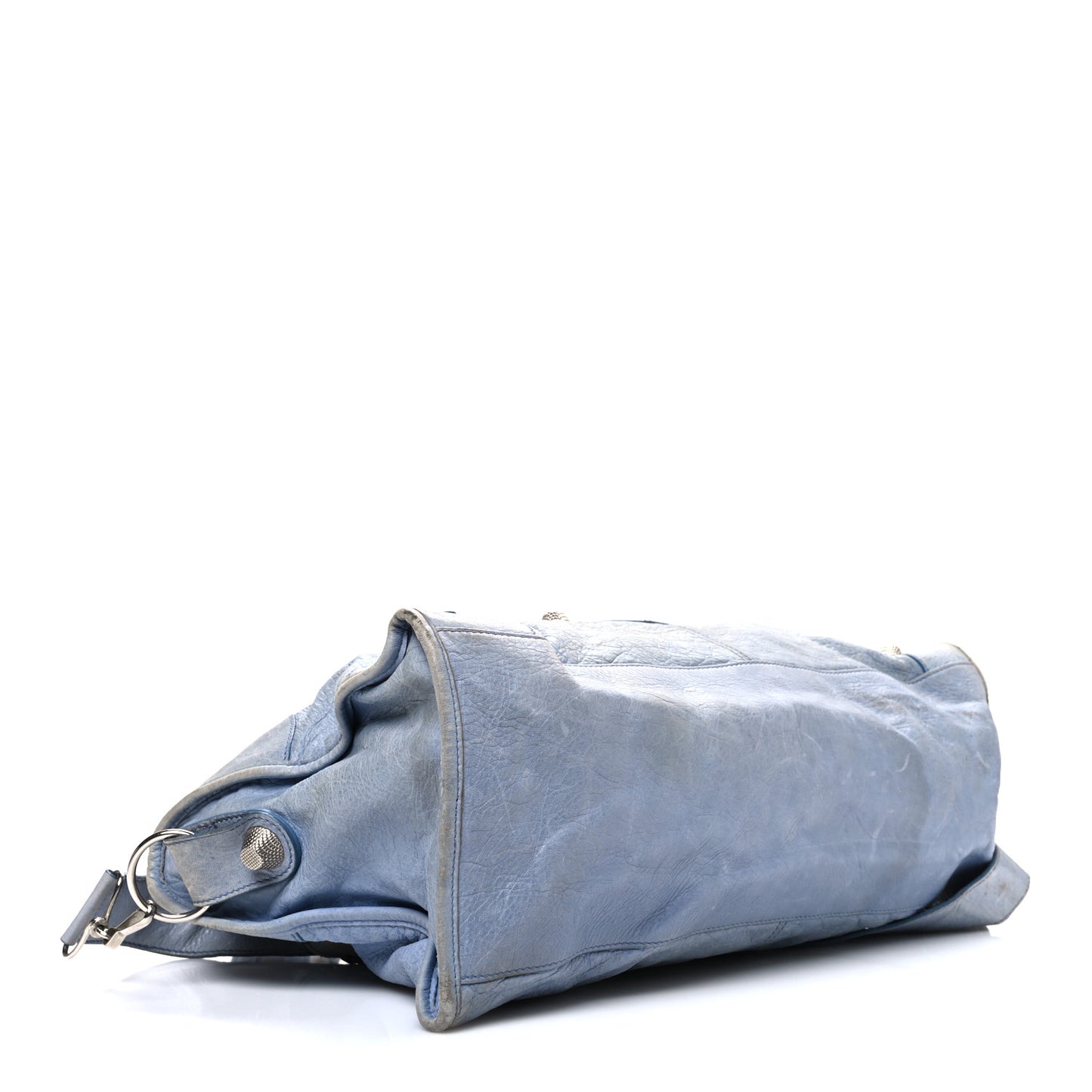 Agneau Giant 21 Silver Hardware Part Time Light Blue