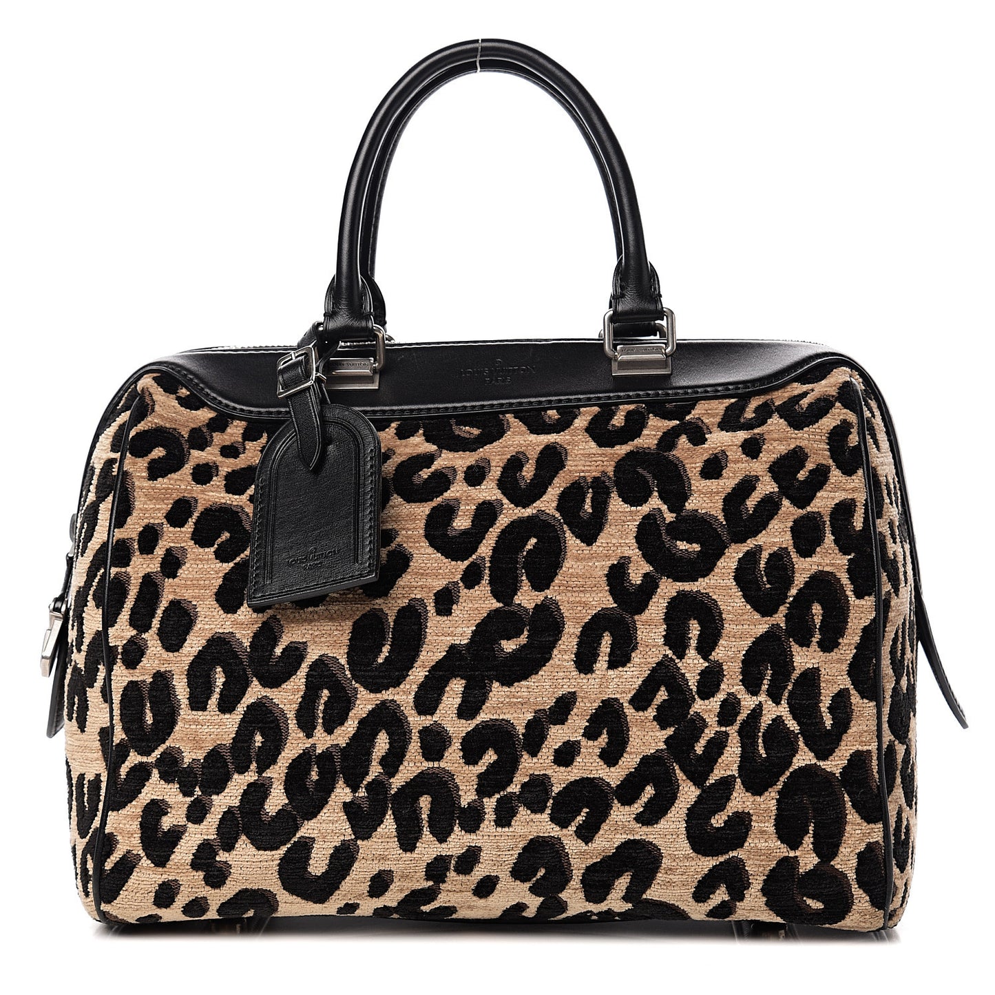 Jacquard Velvet Leopard Print Stephen Sprouse Speedy