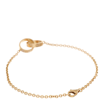 Cartier 18K Yellow Gold Interlocking LOVE Bracelet 2 of 5