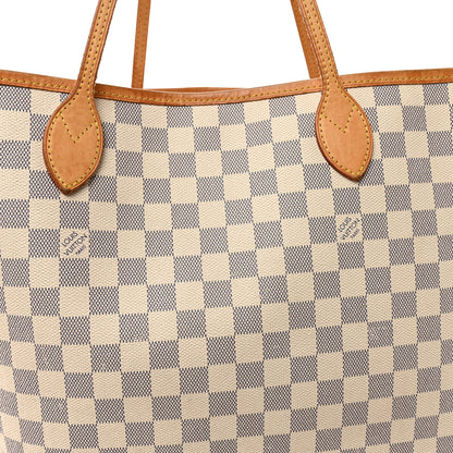 Louis Vuitton Damier Azur Neo Neverfull GM Rose Ballerine 9 of 16
