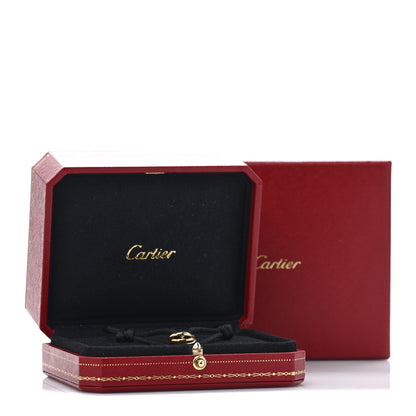 Cartier 18K Pink Yellow White Gold Trinity Adjustable Cord Bracelet Black 4 of 4