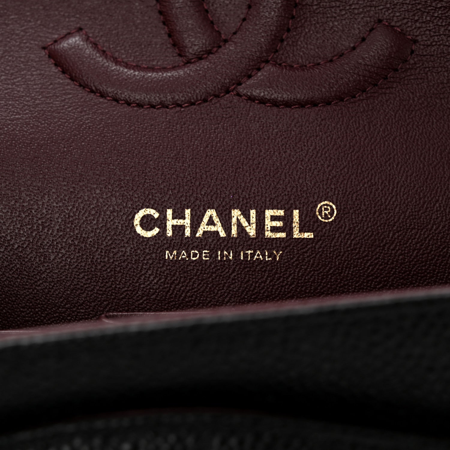 Chanel Caviar Quilted Medium Double Flap Black 6 of 10