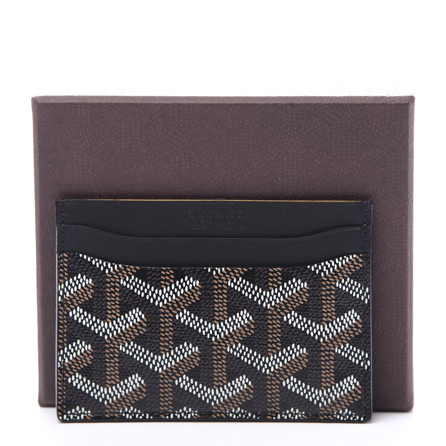 Goyard Goyardine Saint Sulpice Card Holder Black 8 of 8