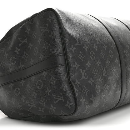 Louis Vuitton Monogram Eclipse Keepall Bandouliere 55 7 of 11