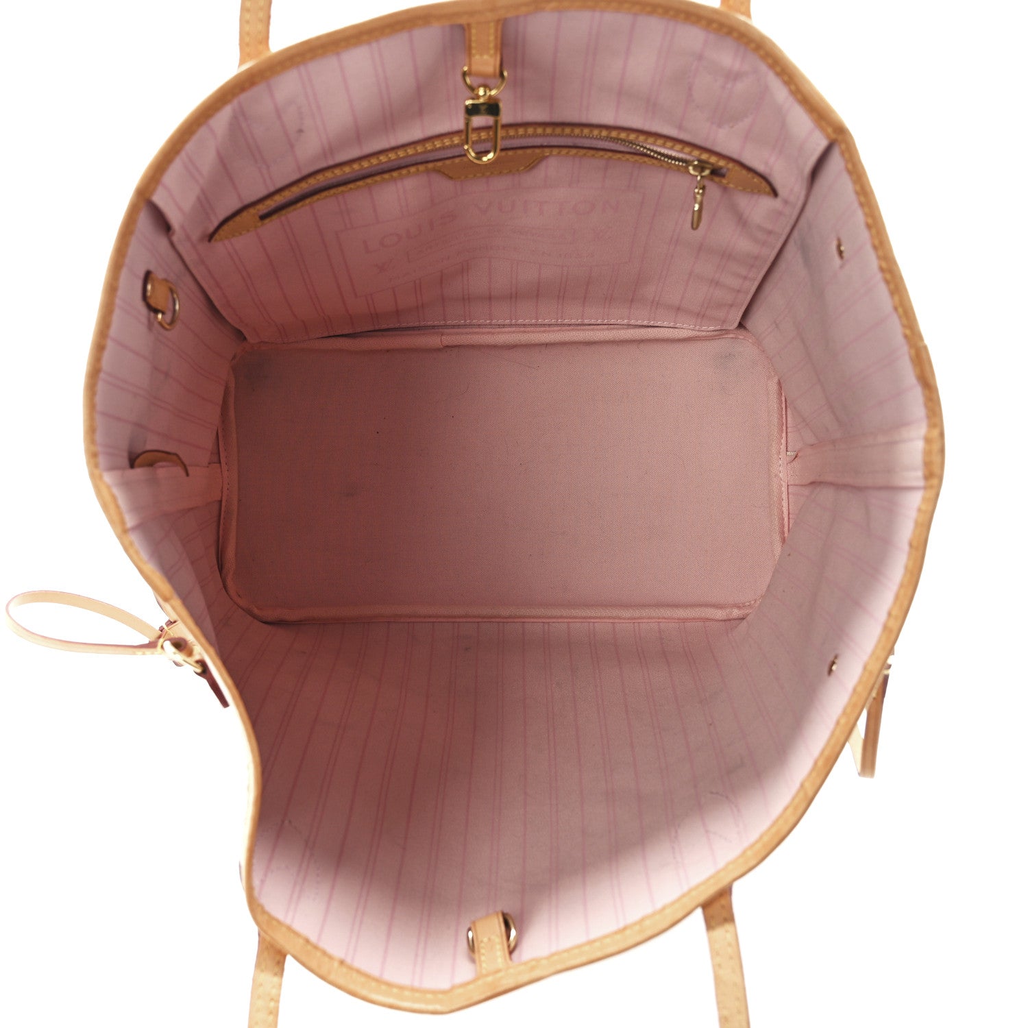 Louis Vuitton Damier Azur Neo Neverfull MM Rose Ballerine 6 of 15