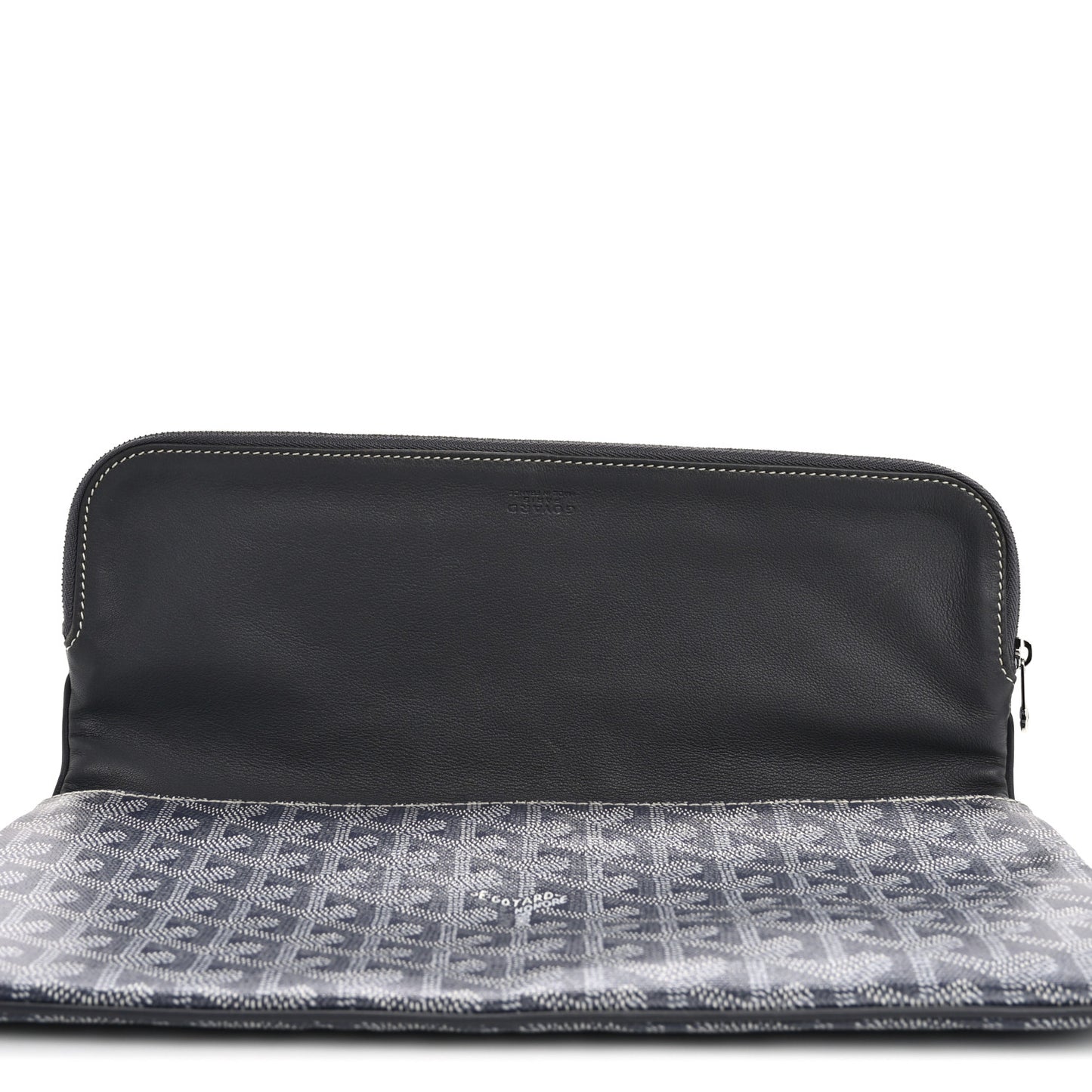 Goyardine Sainte Marie Soft Clutch Grey