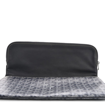 Goyard Goyardine Sainte Marie Soft Clutch Grey 10 of 11