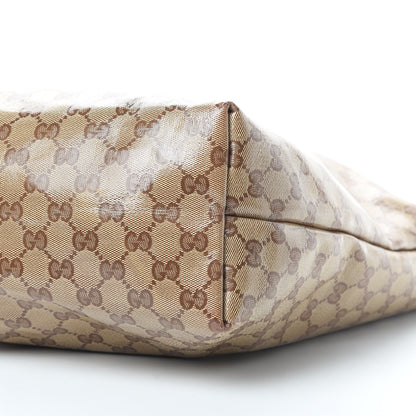 Gucci Crystal Monogram Joy Tote Dark Brown 10 of 13