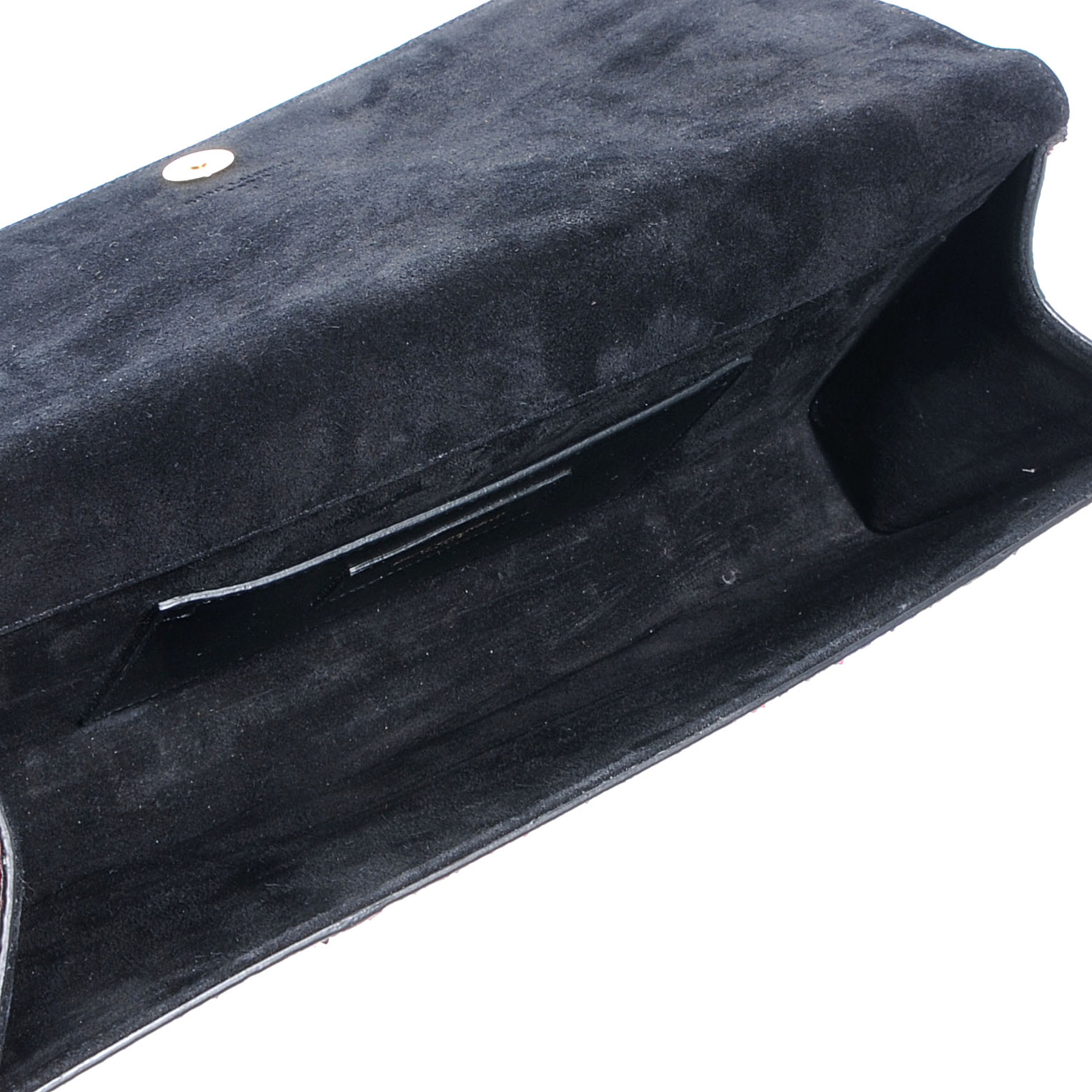 Saint Laurent Snakeskin Cassandre Clutch Red 5 of 8