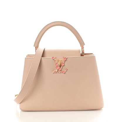 Louis Vuitton Taurillon LV Bloom Capucines MM Blush 7 of 9