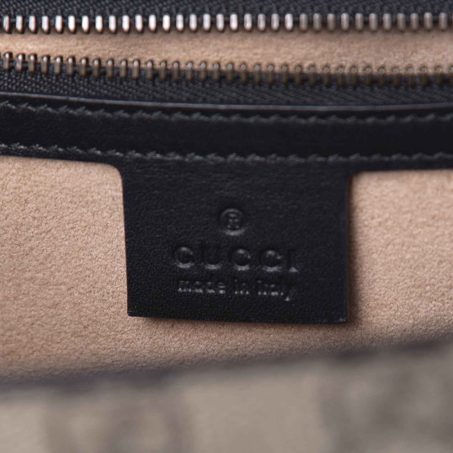 Nappa GG Supreme Monogram Medium Osiride Top Handle Bag Black Oro Vecchio Beige Ebony