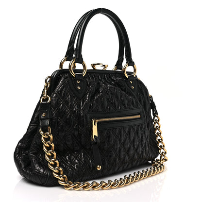Marc Jacobs Calfskin Quilted Stam Black 2 of 6