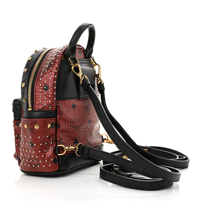 MCM Metallic Visetos Studded X-Mini Bebe Boo Backpack Scooter 3 of 10