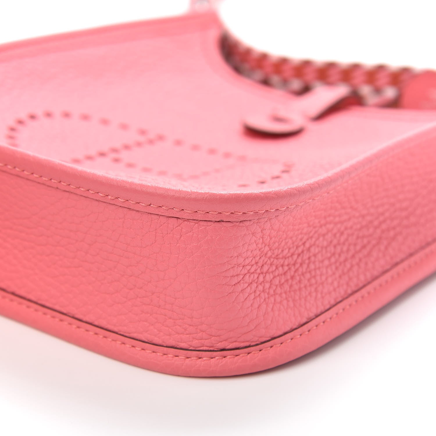 Hermes Taurillon Clemence Allegro Evelyne TPM Rose Azalee Rose Confetti 9 of 10