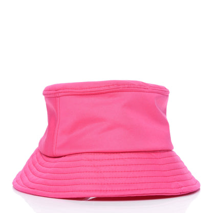 Chanel Canvas CC Bucket Hat S Fuchsia Orange 5 of 13
