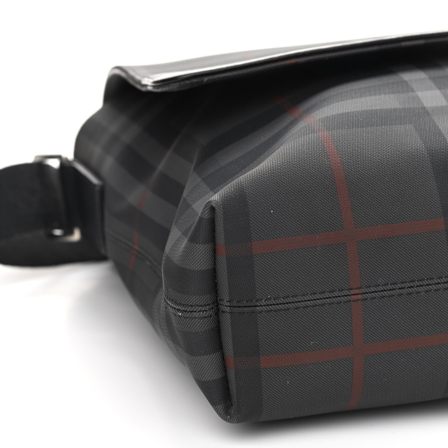 Burberry Nylon Smoked Check Messenger Bag 8 of 17