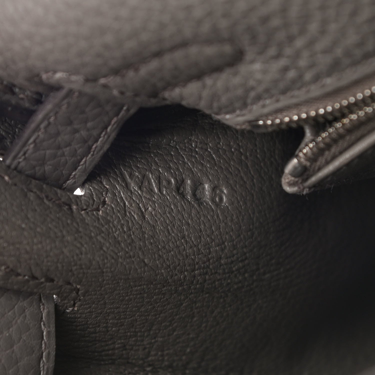 Hermes Togo Kelly Retourne 25 Etain 7 of 12