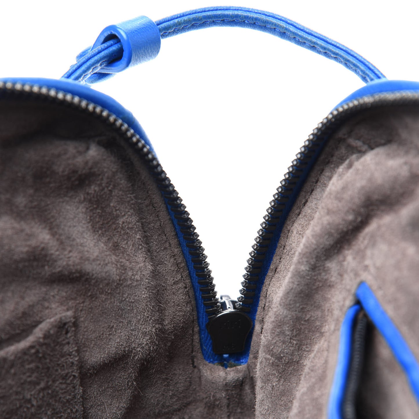 Nappa Intrecciato Pillow Crossbody Messenger Signal Blue