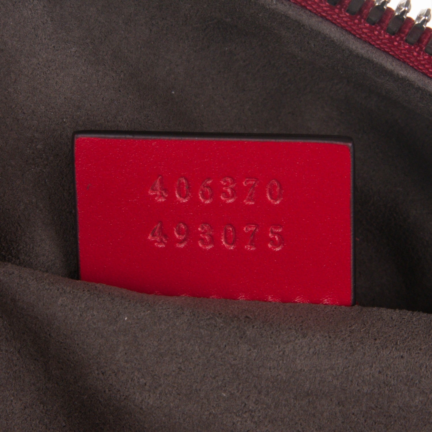 Gucci Guccissima Signature Day Backpack Hibiscus Red 7 of 7