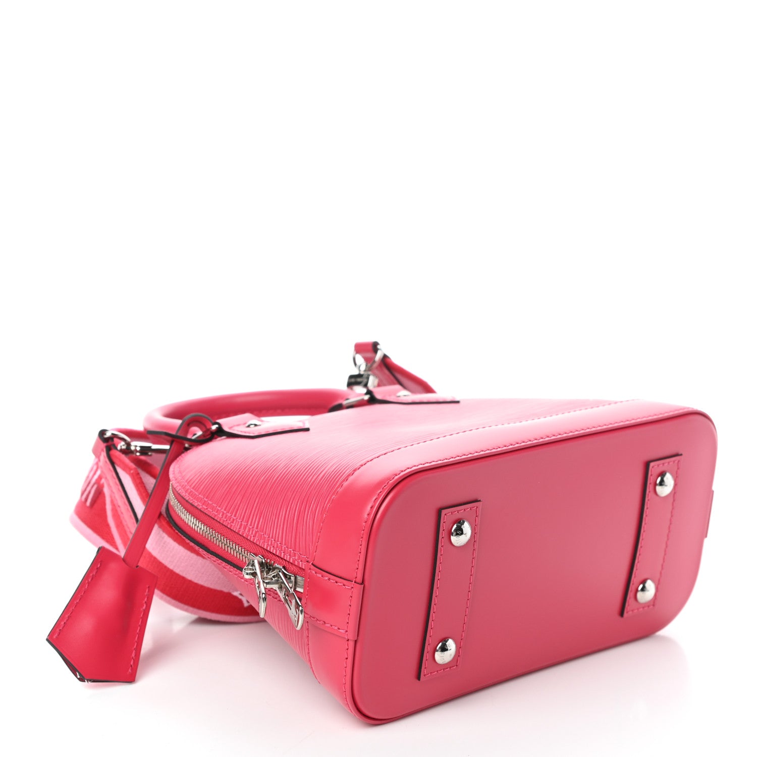 Louis Vuitton Epi Jacquard Alma BB Rose Pondicherry 4 of 8