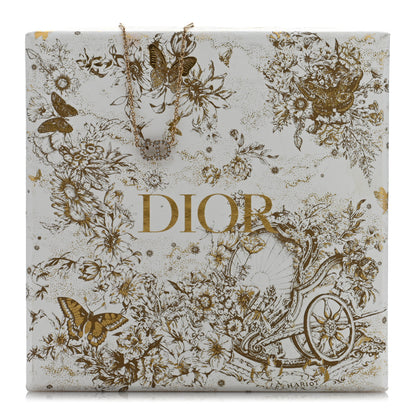 Christian Dior Metal Crystal Clair D Lune Necklace Gold 5 of 5